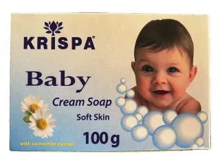 Krispa Бебешки крем сапун Лайка, 100 г