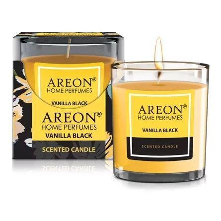 AREON Areon Home Perfumes Ароматна свещ, Vanilla Black 120 gr