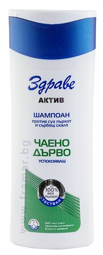 Здраве Успокояващ шампоан Актив, 390 ml