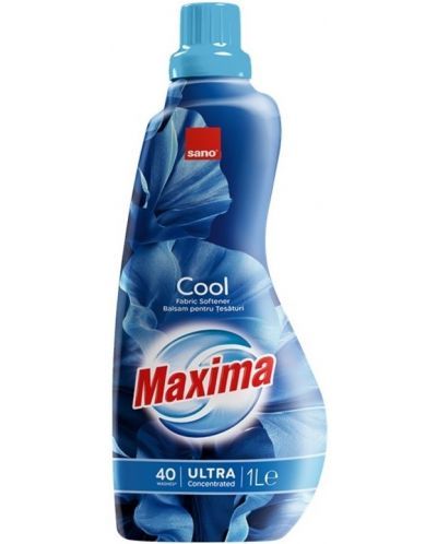 Концентриран омекотител Sano - Maxima Cool, 40 пранета, 1 l