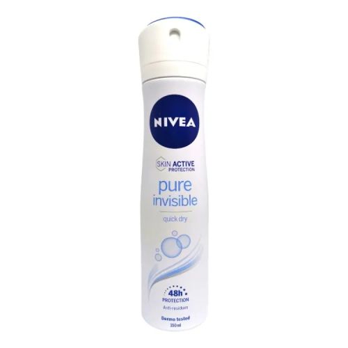 NIVEA ДЕЗОДОРАНТ ДАМСКИ, PURE INVISIBLE, 150МЛ